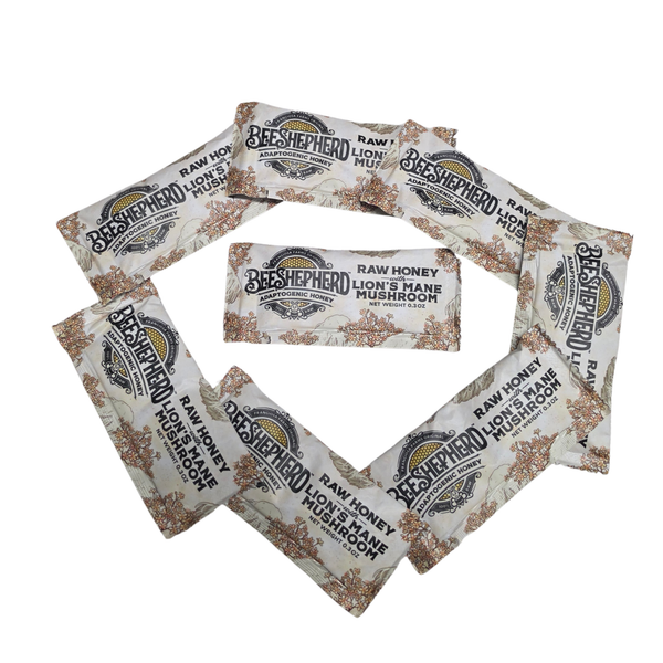 Lion's Mane Mushroom Honey Packets – 200 Count Case